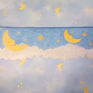 Wallpaper Border Star & Moon Glitter